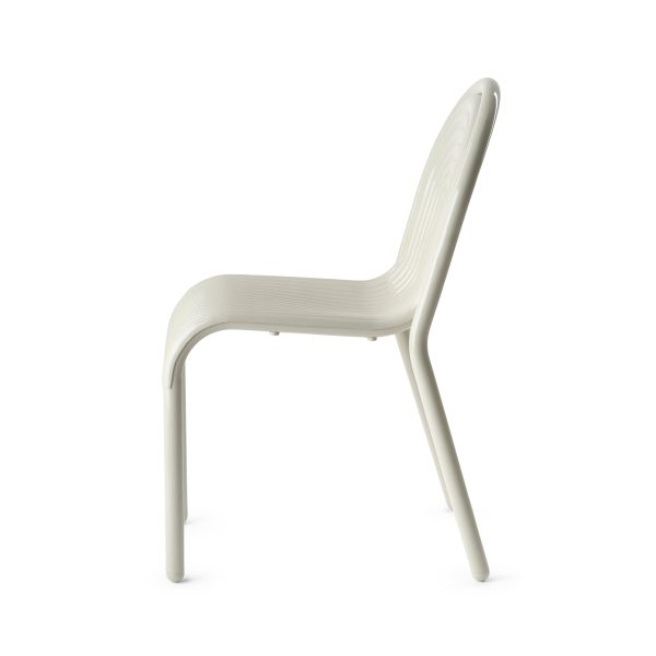 Tom Dixon Groove Outdoor Stacking Side Chair - Putty