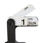 Enzo Mari Timor Perpetual Calendar - Black