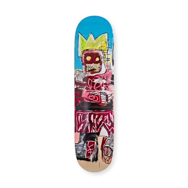 Jean-Michel Basquiat Untitled (Red King) Skateboard from The Skateroom