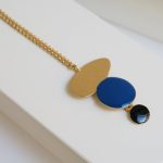Joan Mir?? Gold-Plated Linear Dots Necklace