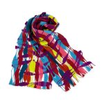 Nuno Threadstray Open-Weave Felted Wool Scarf - Warm Multi