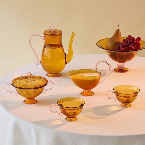 Continental Glass Tea Designs - Teacup S/2