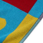Dusen Dusen Sun Cotton Beach Towel - Red/ Blue