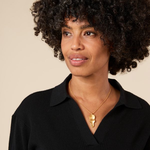 Salvador Dal?? Melting Clock Necklace - Gold