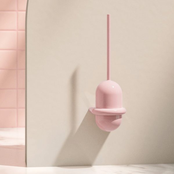 Barbie?x Hewi Pink Toilet Brush - Barbie Pink
