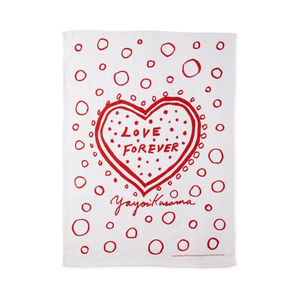 Yayoi Kusama Love Forever Linen Tea Towels - Set of 2