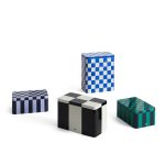 HAY Tin Container - Dark Blue/ Green