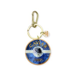 Solar Eclipse Keyring Bag Charm - Caviar