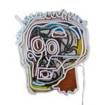 Jean-Michel Basquiat Head Neon Sign