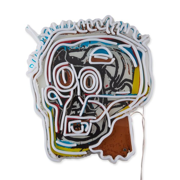 Jean-Michel Basquiat Head Neon Sign