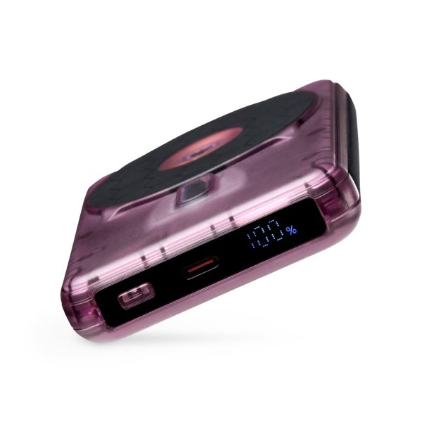5-in-1 MagSafe Power Bank - Transparent Purple