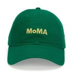 Colorful MoMA Adjustable Baseball Cap - Kelly Green/ Yellow