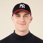 MoMA Yankees Two-Tone Adjustable Baseball Cap - Black/ Red