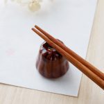 Japanese Ceramic Food Chopsticks Rest - Bunt Cake